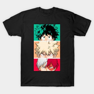 Boku no hero academia + Retro Style T-Shirt